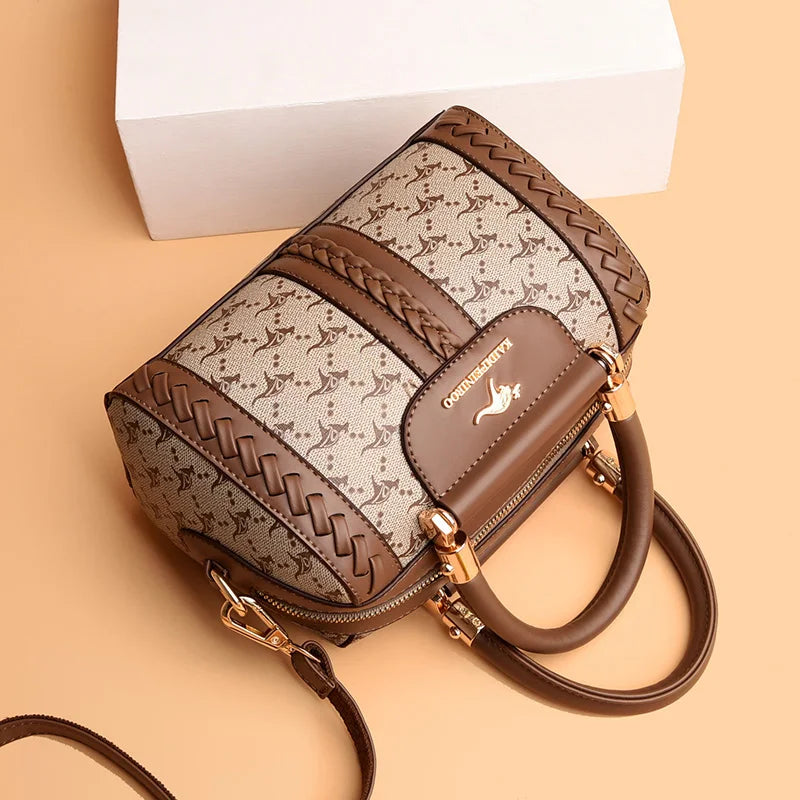 Pattern Play — Printed Convertible Satchel