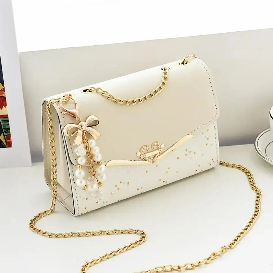 Starlight — Sequined Chain Clutch