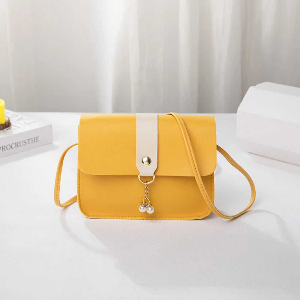 Petite Pearl — Color-Block Mini Satchel