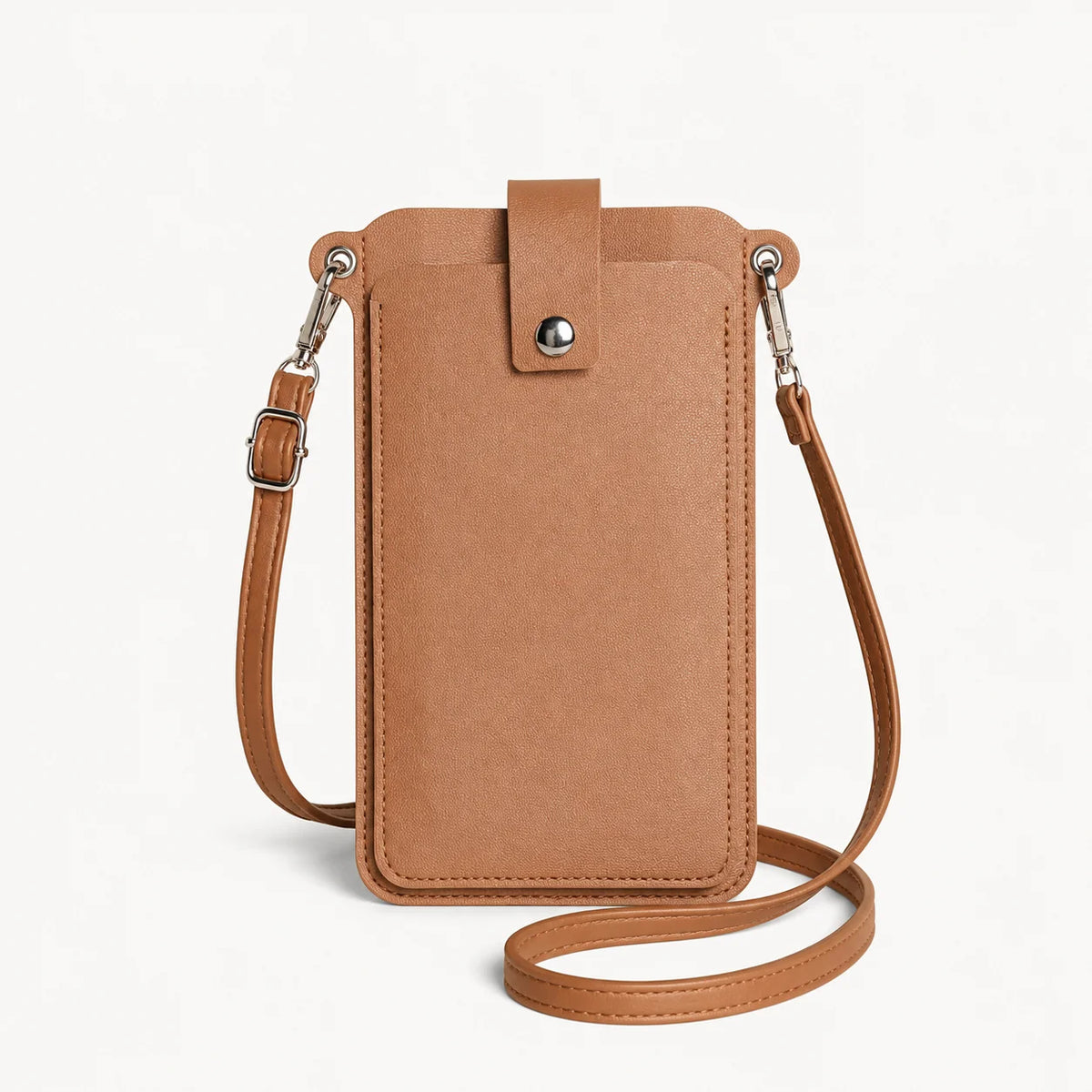 Double Take -- Leather Two-Phone Crossbody