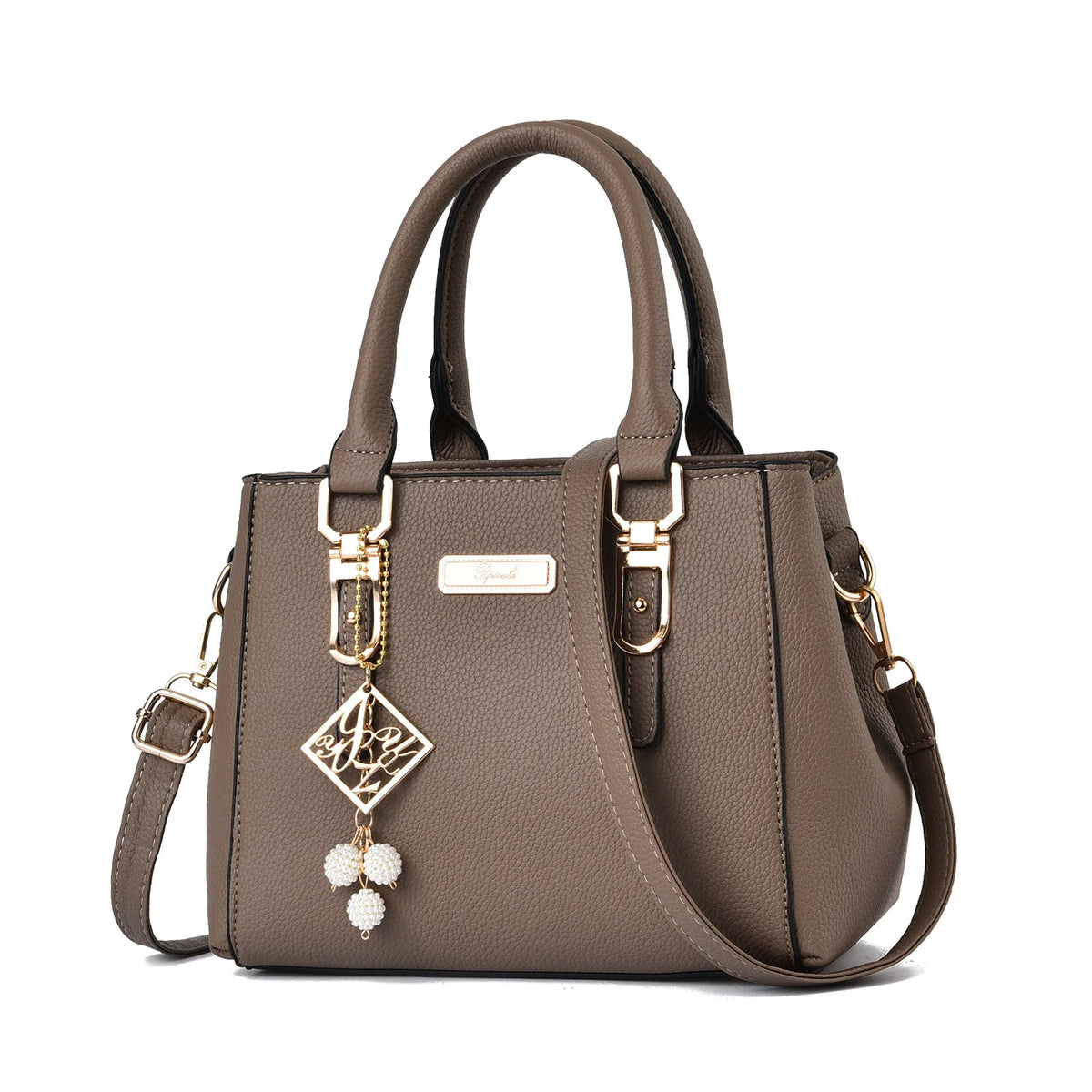 Charm Study — Structured Top-Handle Bag