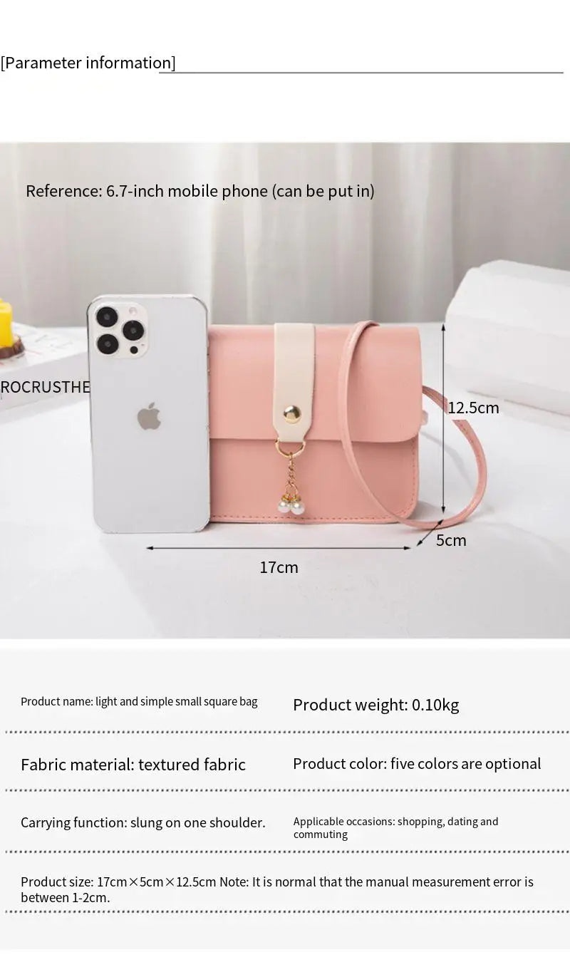 Petite Pearl — Color-Block Mini Satchel