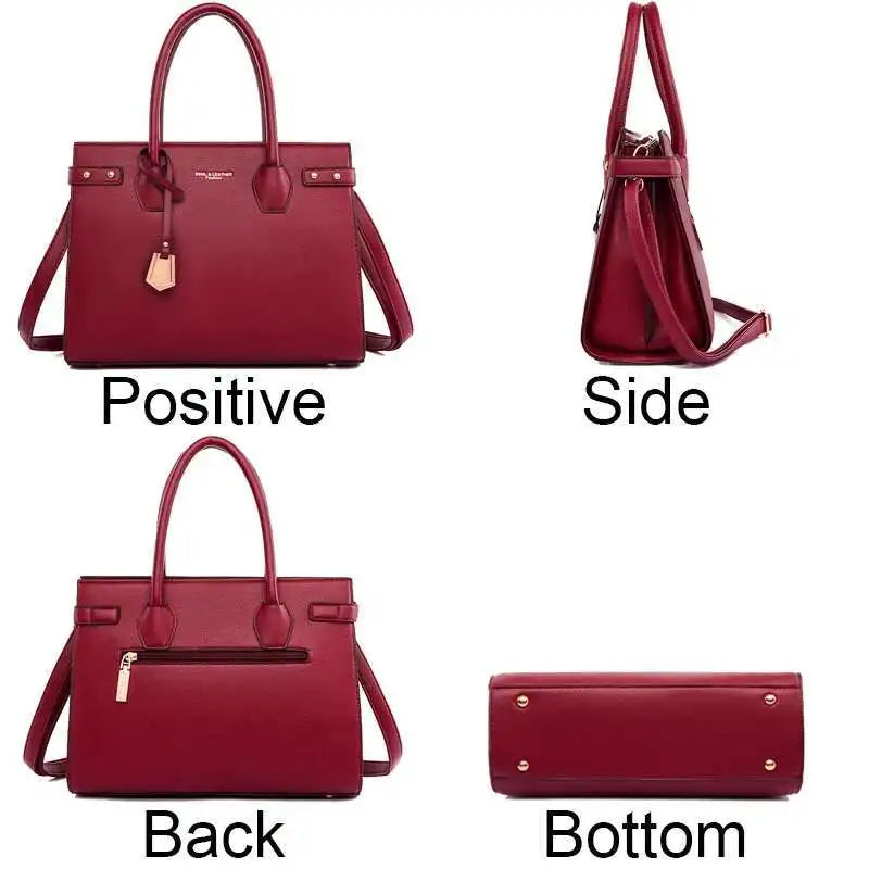 The Curator — Compartmented Top-Handle Satchel