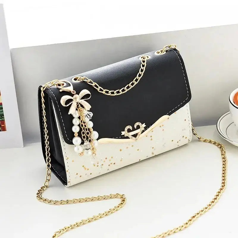 Starlight — Sequined Chain Clutch