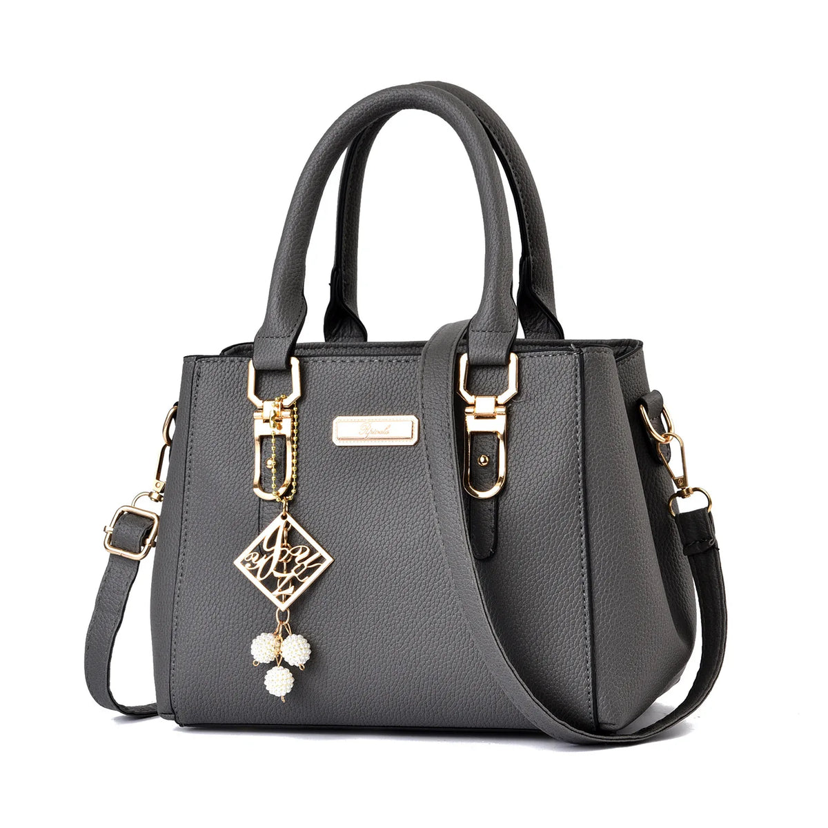 Charm Study — Structured Top-Handle Bag