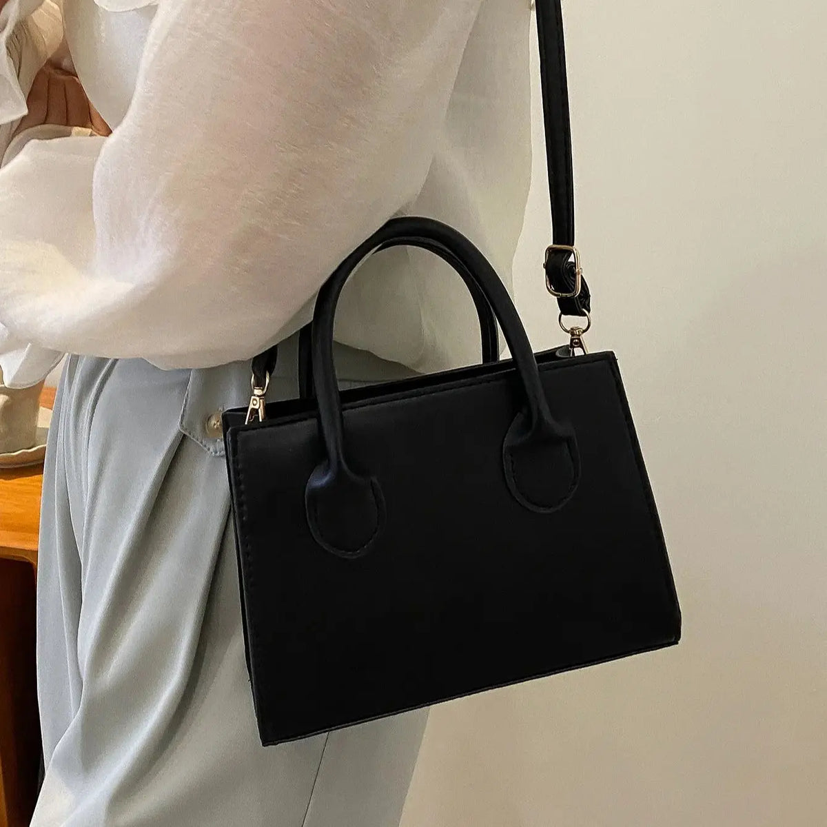 Petite Form -- Structured Mini Satchel