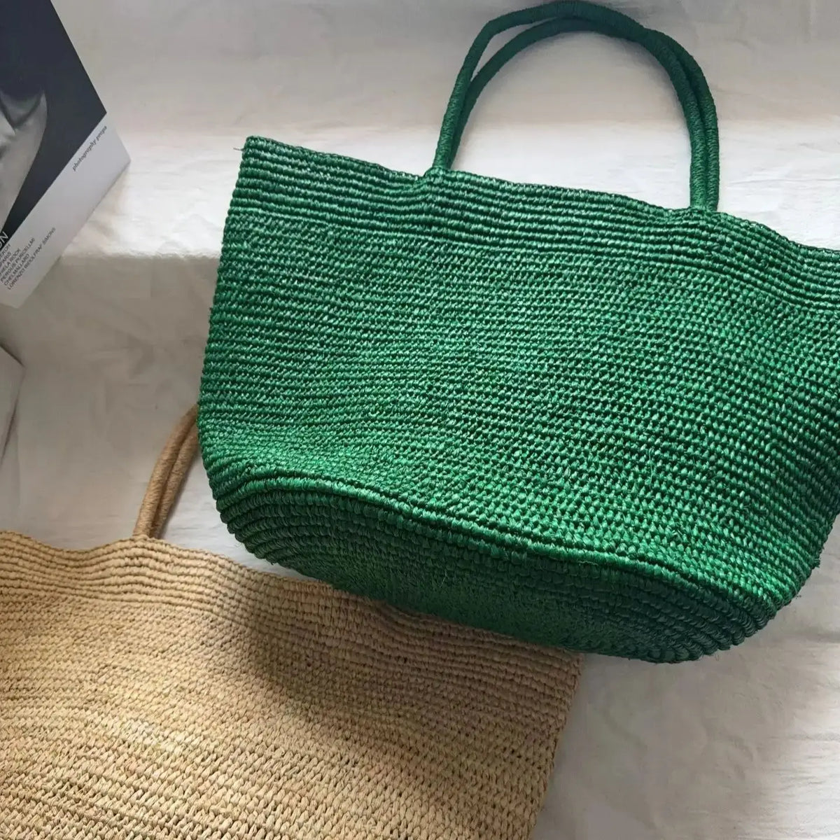 The Market Weave — Handwoven Rattan Tote
