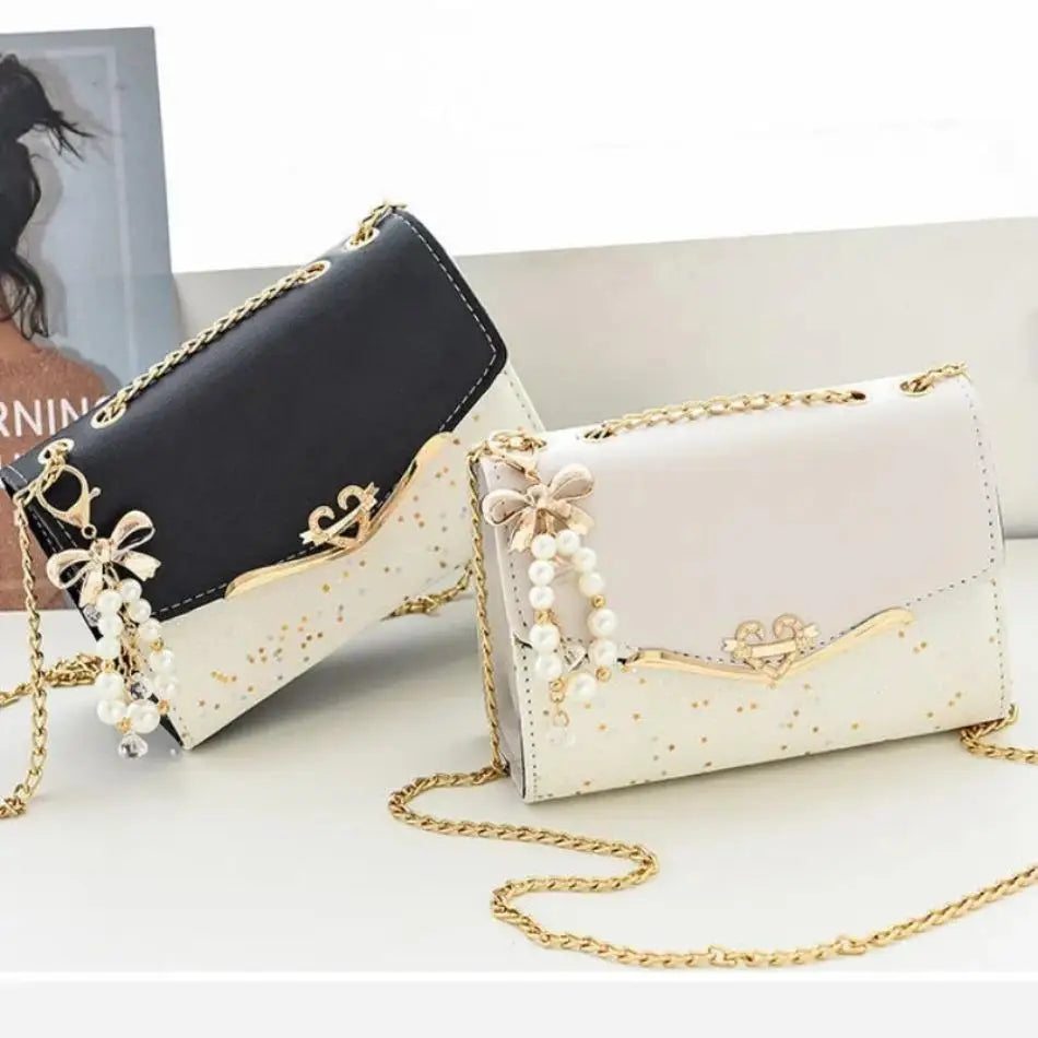 Starlight — Sequined Chain Clutch