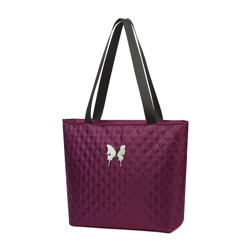 Papillon -- Quilted Nylon Tote