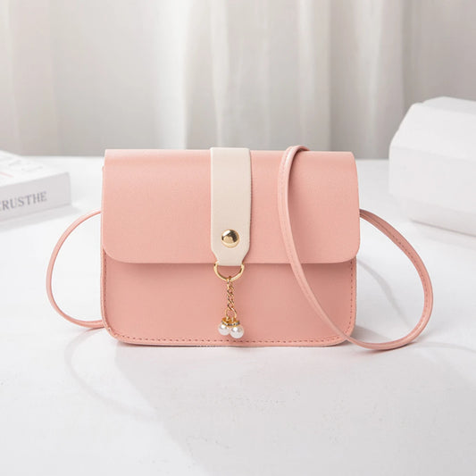 Petite Pearl — Color-Block Mini Satchel
