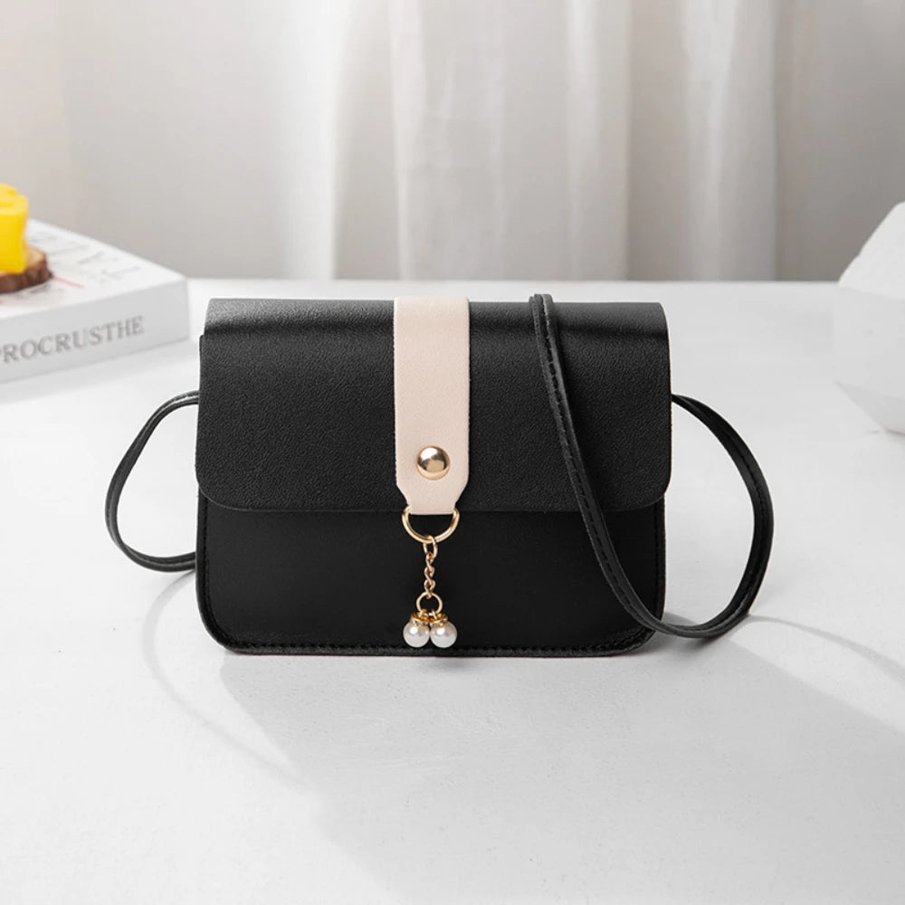 Petite Pearl — Color-Block Mini Satchel
