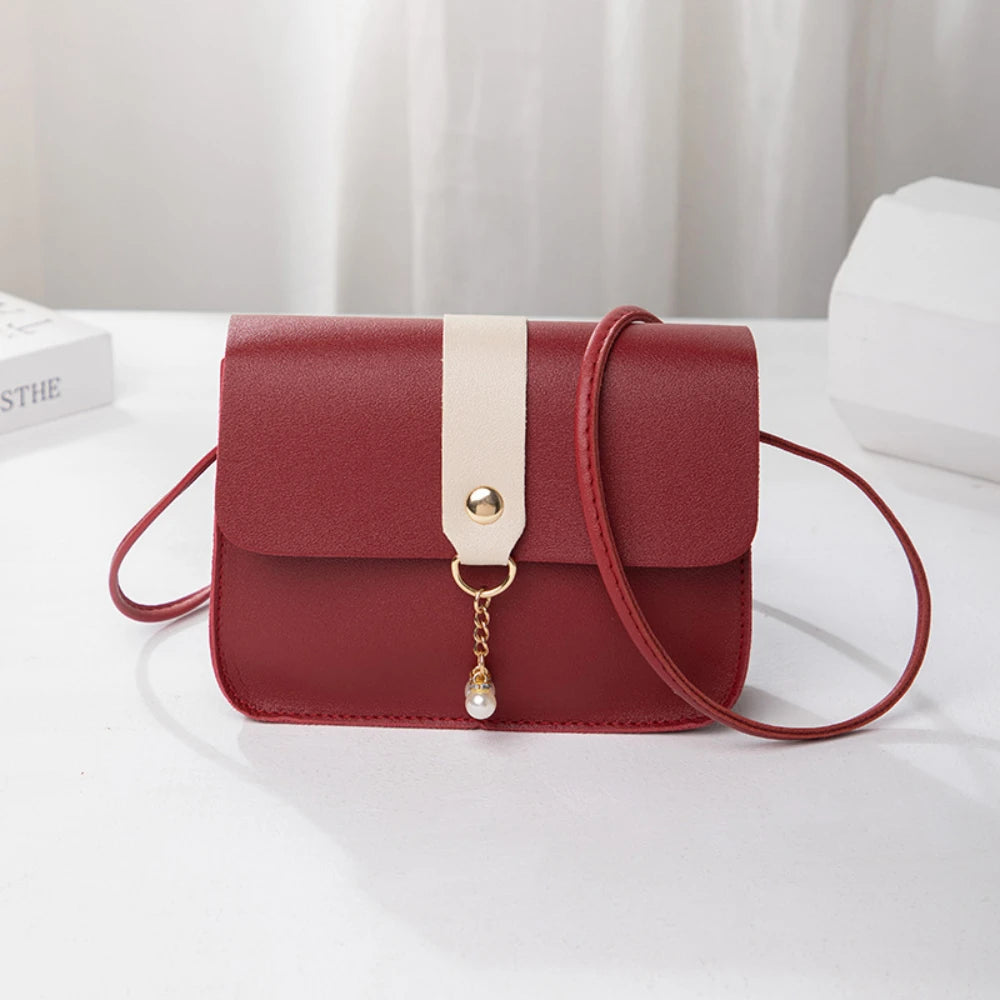 Petite Pearl — Color-Block Mini Satchel