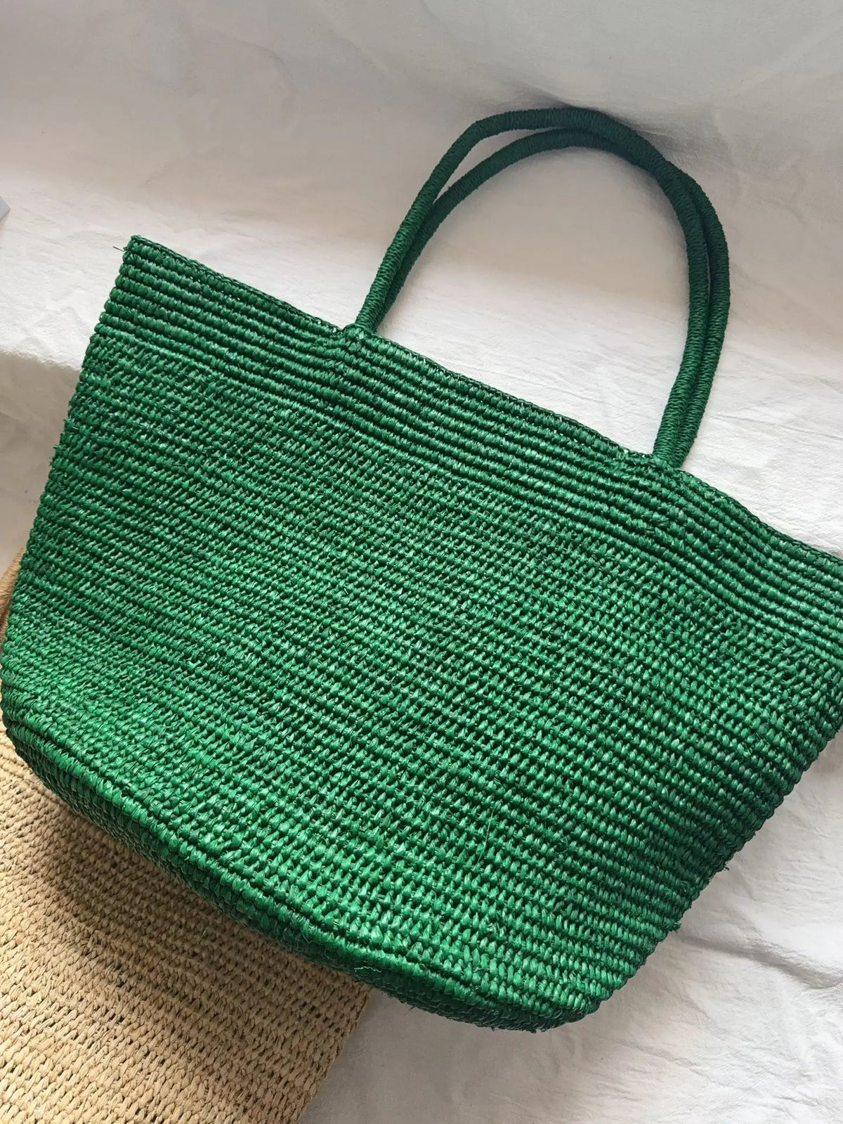 The Market Weave — Handwoven Rattan Tote
