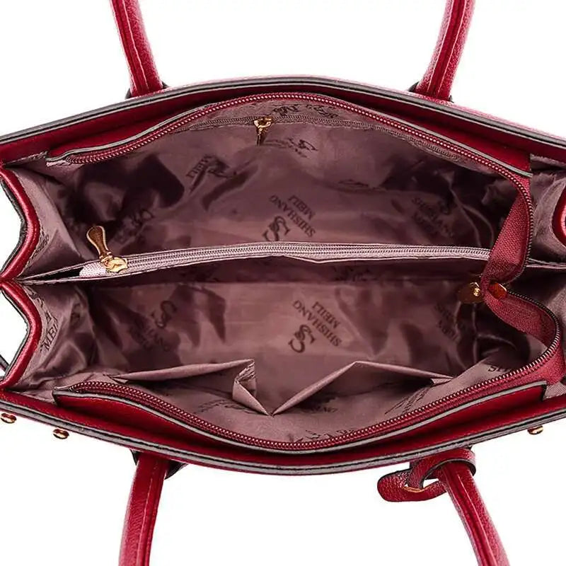 The Curator — Compartmented Top-Handle Satchel