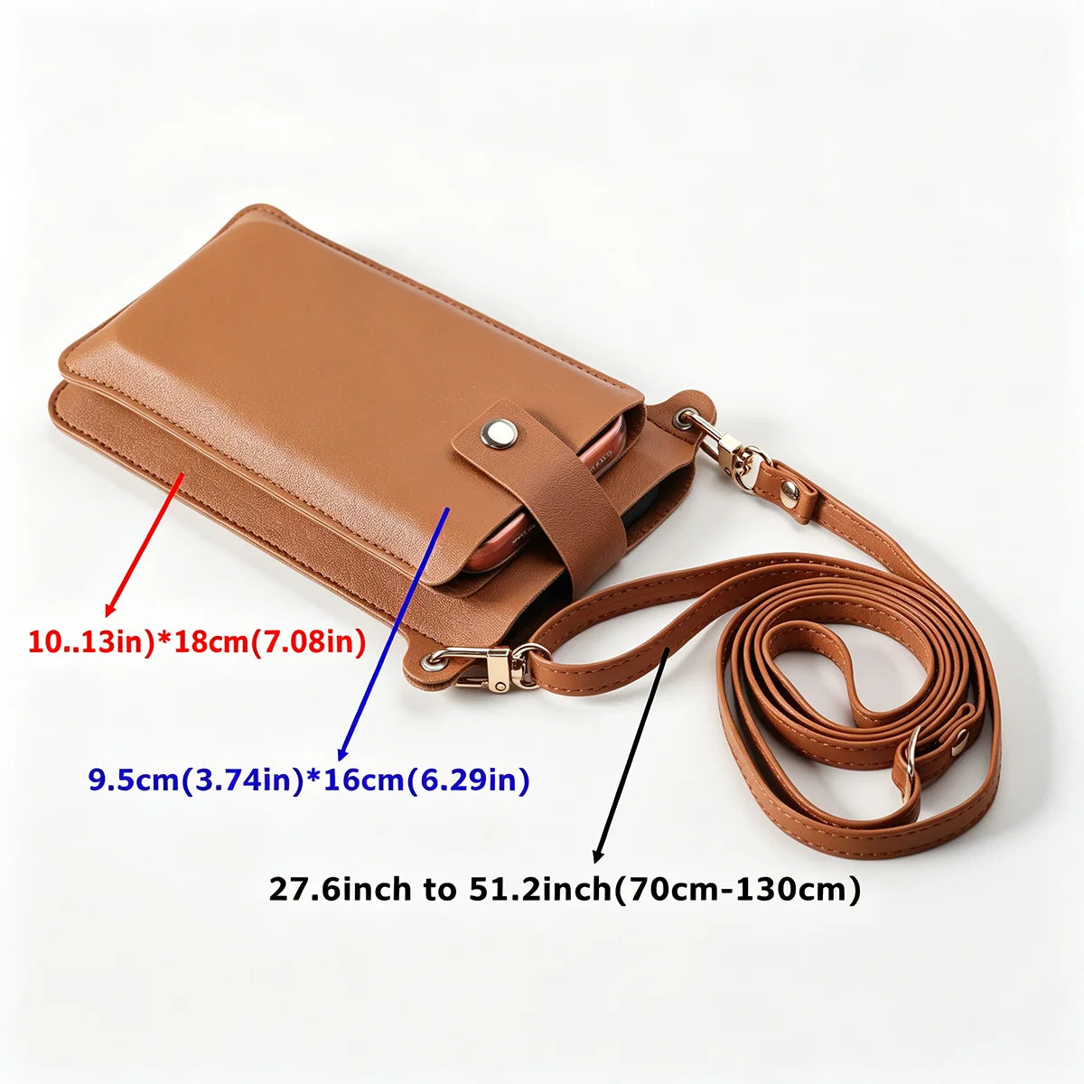 Double Take -- Leather Two-Phone Crossbody