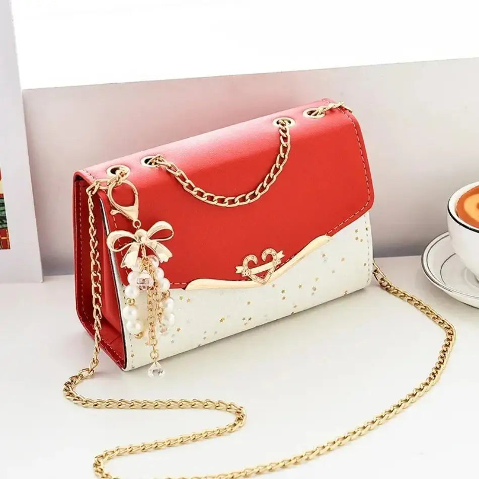 Starlight — Sequined Chain Clutch
