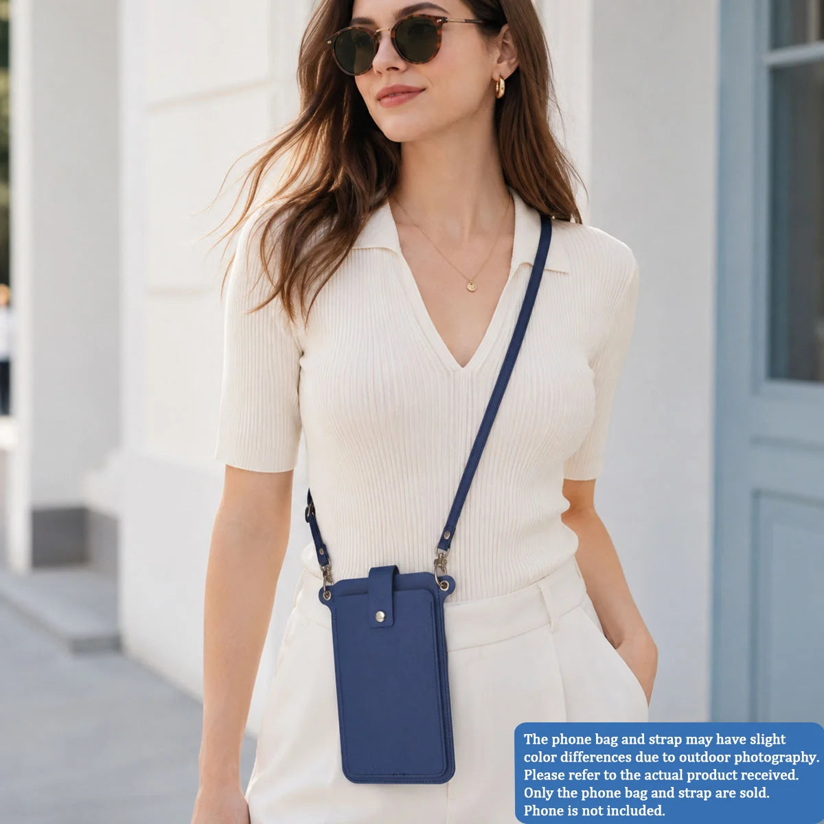 Double Take -- Leather Two-Phone Crossbody