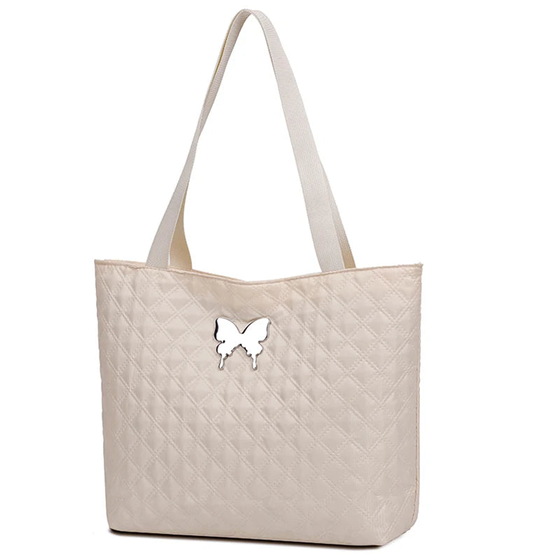 Papillon -- Quilted Nylon Tote