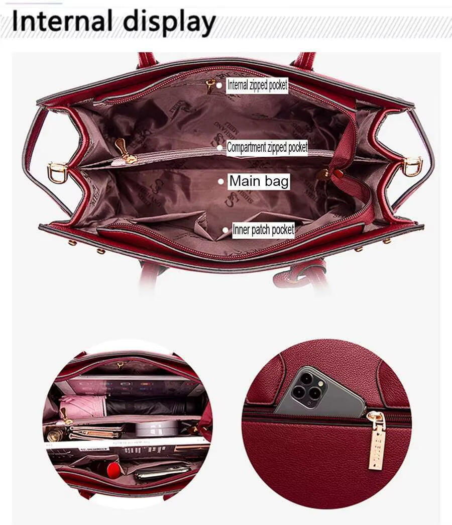 The Curator — Compartmented Top-Handle Satchel