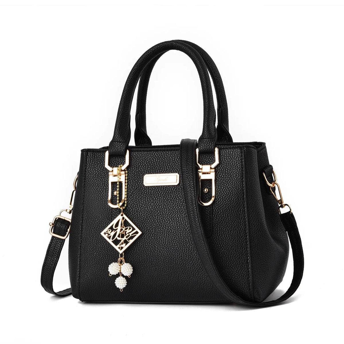 Charm Study — Structured Top-Handle Bag