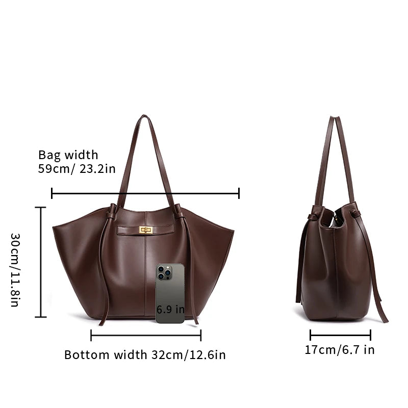 Vesper Wing — Sculptural Batwing Tote