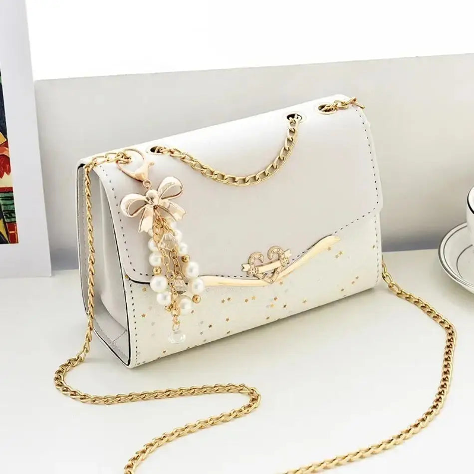 Starlight — Sequined Chain Clutch