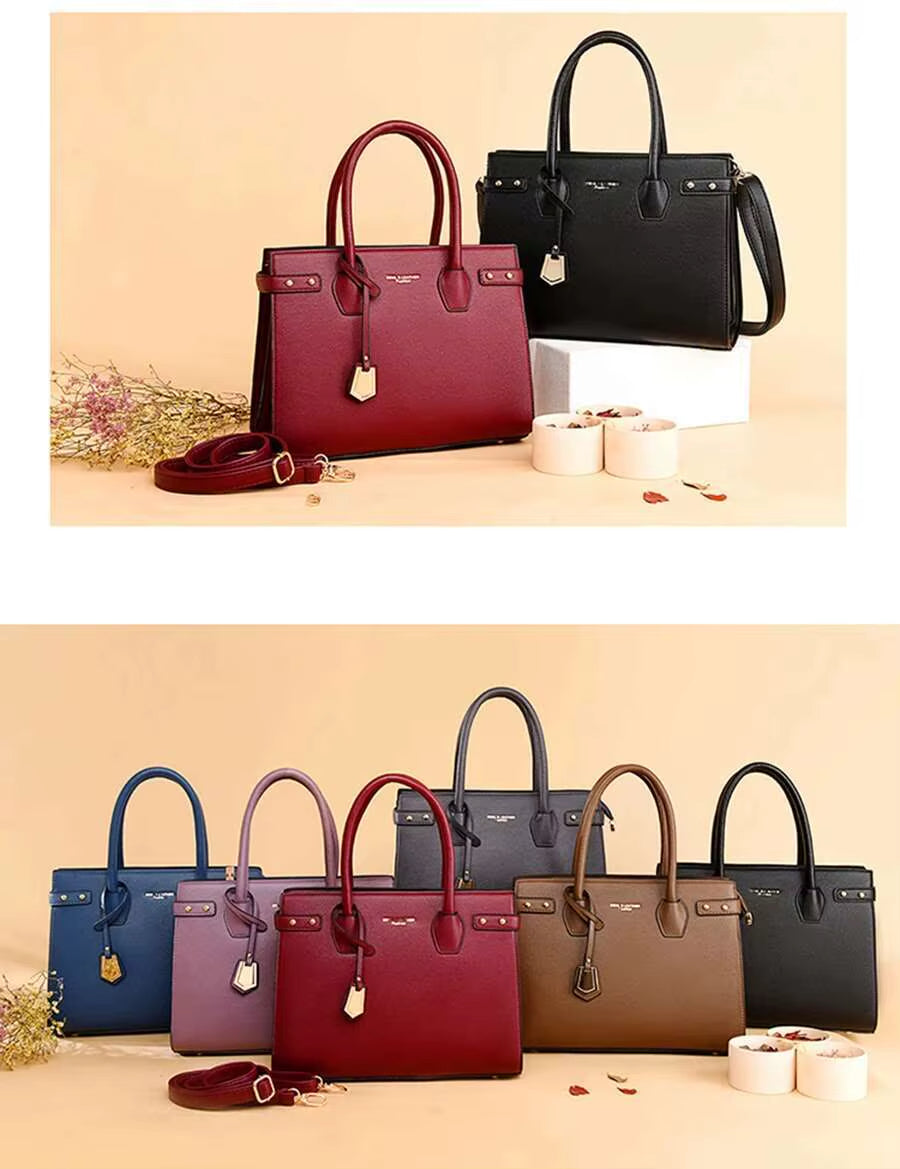 The Curator — Compartmented Top-Handle Satchel