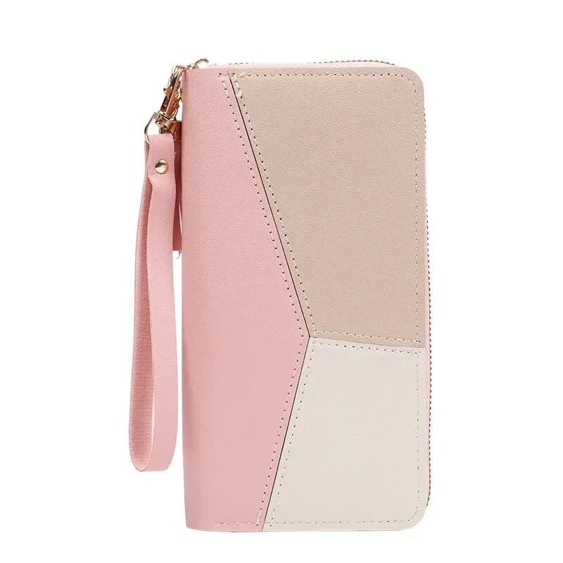 Facet -- Colour Block Zip Wallet