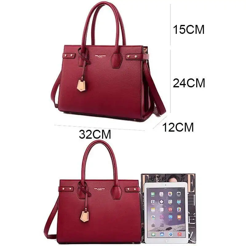 The Curator — Compartmented Top-Handle Satchel