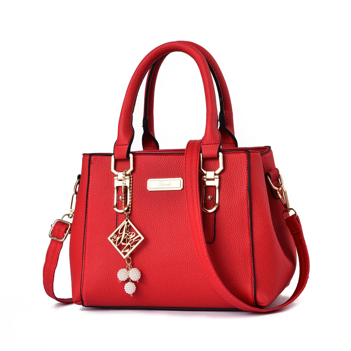 Charm Study — Structured Top-Handle Bag