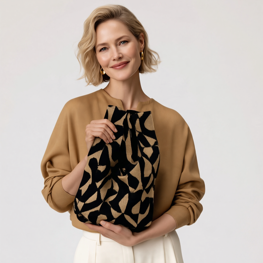 Knotwork — Sculptural Knit Bucket Bag