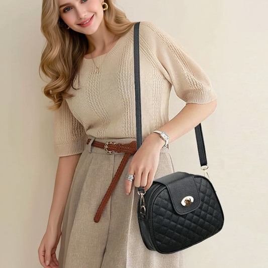 Quilted Orbit -- Multi-Component Crossbody