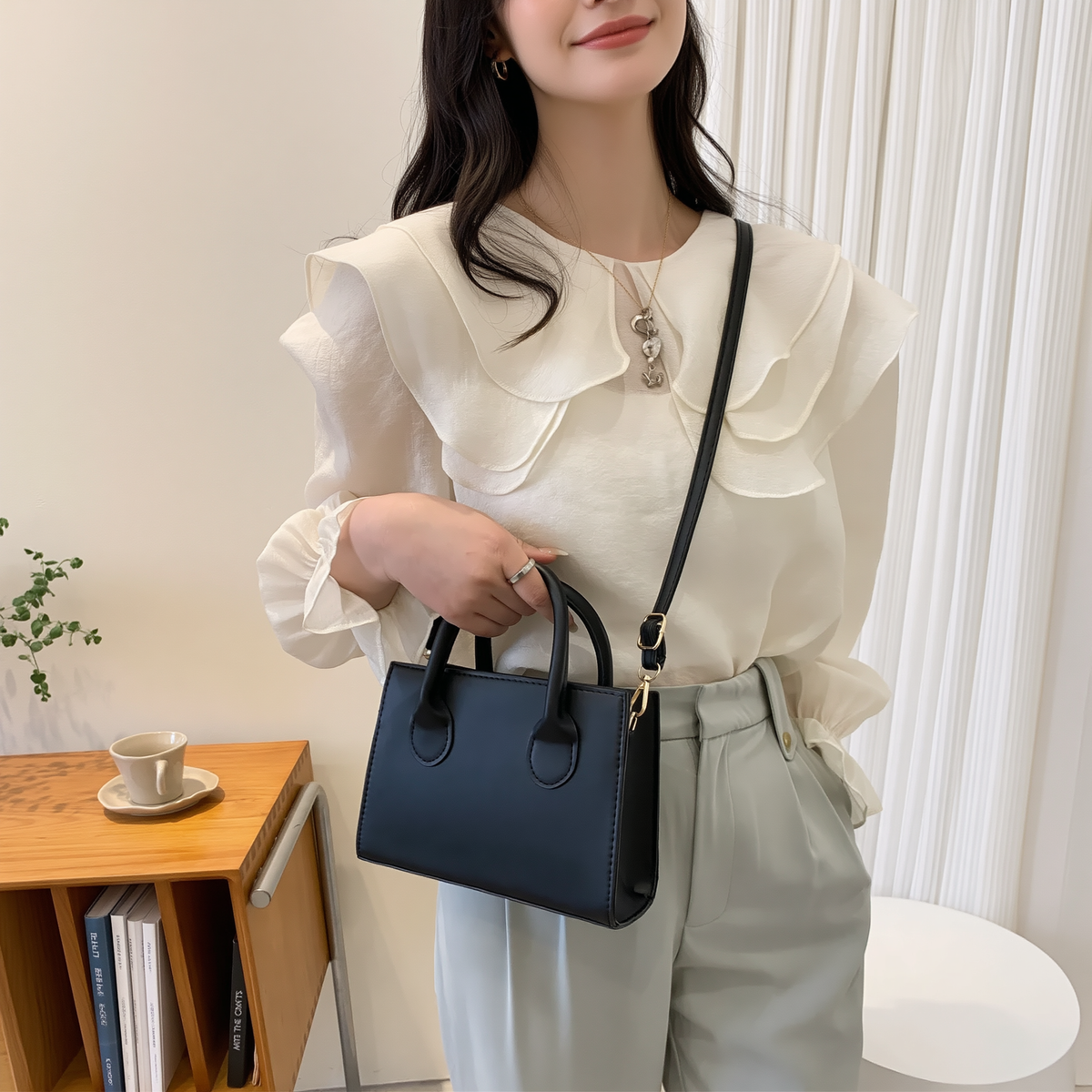 Petite Form -- Structured Mini Satchel